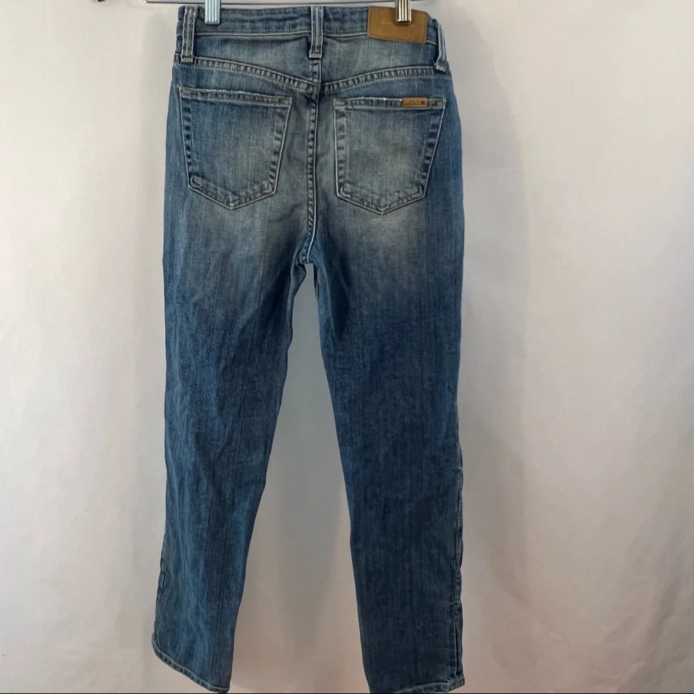 Joe’s Jeans Womens Size 24 High Rise Straight Ankle Jeans Distressed USA Stretch - Picture 4 of 8
